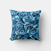 Oceanblauw kussen (Voorkant)