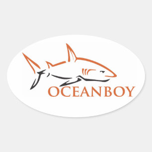 Oceanboy Ovale Sticker