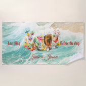 Oceancocktails Tropisch Fruit Henstergfeestje Strandlaken (Voorkant)