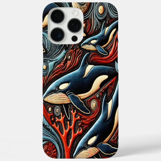 Oceandiepten: Walvissen in Beweging Case-Mate iPhone Case (Achterkant)