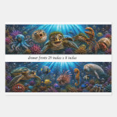 Oceandierentuin Laadpaneel Decoupage Inpakpapier Vel (Voorkant 3)
