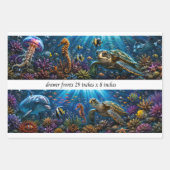 Oceandierentuin Laadpaneel Decoupage Inpakpapier Vel (Voorkant 2)