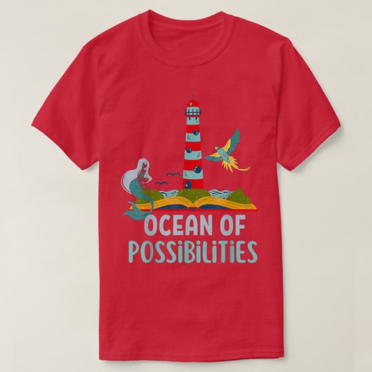 Oceanen of Possibilities Summer Reading 2022 Merma T-shirt (Design voorkant)
