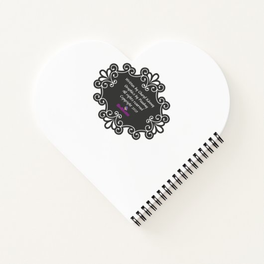 Oceanen van Grace Notitieboek (Achterkant)