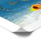 oceanen van vis poster (Hoek)