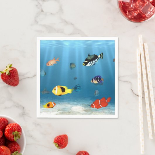 oceanen van vis servet (Insitu)