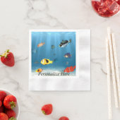 oceanen van vis servet (Insitu)