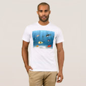 oceanen van vis t-shirt (Voorkant volledig)