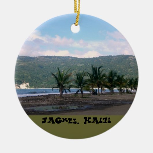 Oceanen weg keramisch ornament (Voorkant)