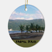 Oceanen weg keramisch ornament (Links)