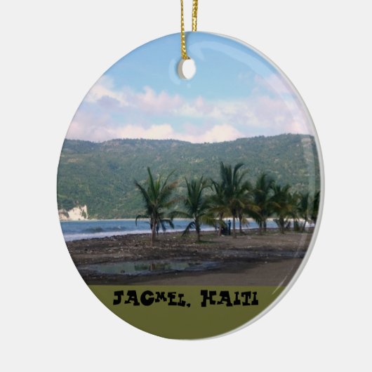 Oceanen weg keramisch ornament (Links)