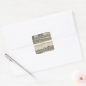 Oceanic, Appledore House Vierkante Sticker (Envelop)