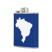 Oceanic Blue Festive Brazilië Heupfles (Links)