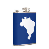 Oceanic Blue Festive Brazilië Heupfles (Rechts)