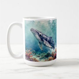 Oceanic Blue Whale and Coastal Poem Koffiemok