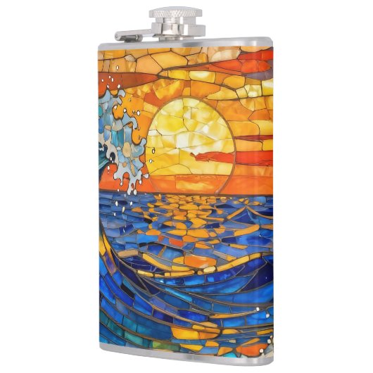 Oceanic Coastal Ocean Waves Sunset   Heupfles (Links)