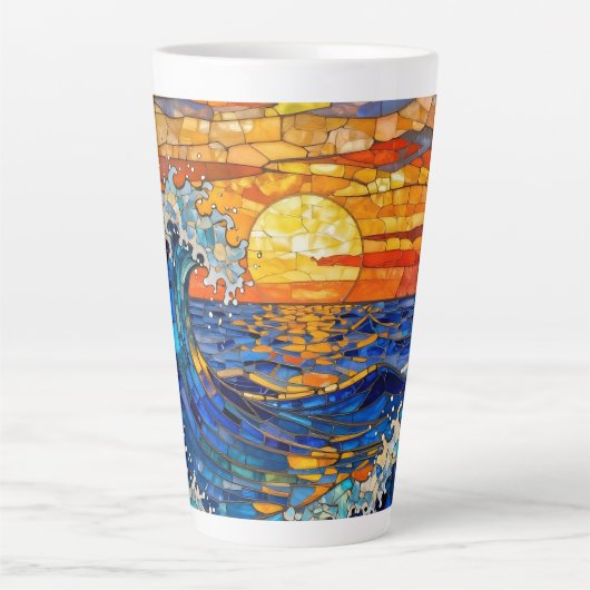 Oceanic Coastal Ocean Waves Sunset   Latte Mok (Voorkant)