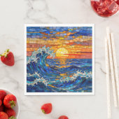 Oceanic Coastal Ocean Waves Sunset   Servet (Insitu)