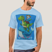 Oceanic Dino Duo T-shirt (Voorkant)