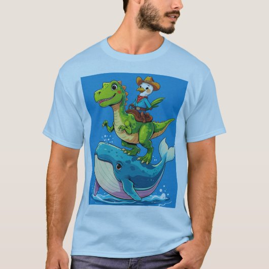 Oceanic Dino Duo T-shirt (Voorkant)