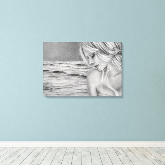 Oceanic Dreamer Canvasprint Canvas Afdruk (Insitu (Houten vloer))