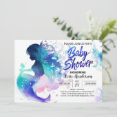 Oceanic Dreams voor het Baby shower van de Zeemeer Kaart (Staand voorkant)