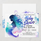 Oceanic Dreams voor het Baby shower van de Zeemeer Kaart (Voorkant / Achterkant)