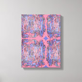 Oceanic Geometry Abstract Wall Art Canvas Afdruk (Voorkant)