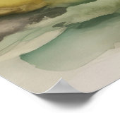 Oceanic Harmony: zeewier & Kelp Garden Waterverf Poster (Hoek)