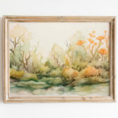 Oceanic Harmony: zeewier & Kelp Garden Waterverf Poster