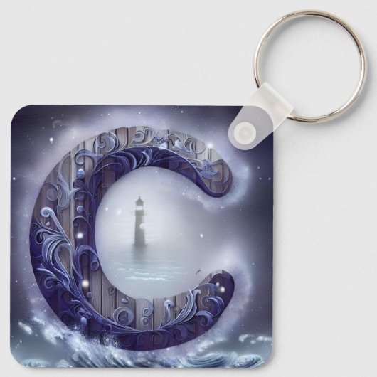 Oceanic Initiaal Sleutelhanger (Achterkant)