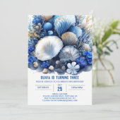 Oceanic Odyssey Jongen Verjaardag Kaart (Staand voorkant)