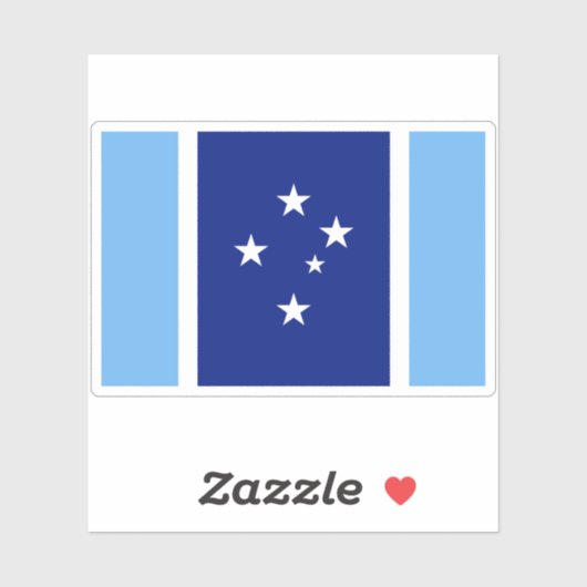 Oceanic Union Vlag Sticker (Vel)