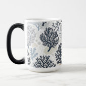 Oceanic Vibes Botanical Corals Magische Mok (Links)