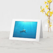 Oceanic Wenskaart van de Haai Whitetip Kaart (Gele Bloem)