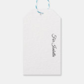 Oceanic Whisper Manatee, custom Cadeaulabel (Achterkant)