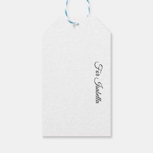 Oceanic Whisper Manatee, custom Cadeaulabel (Achterkant)