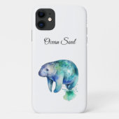 Oceanic Whisper Manatee, custom Case-Mate iPhone Case (Achterkant)