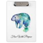 Oceanic Whisper Manatee, custom Klembord (Voorkant)