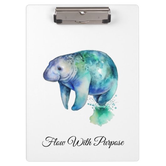 Oceanic Whisper Manatee, custom Klembord (Voorkant)