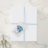 Oceanic Whisper Manatee, op maat Cadeaulabel (Met Touw)