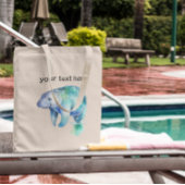 Oceanic Whisper Manatee, op maat Tote Bag