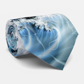 Oceanic Wonder Fractal Stropdas (Opgerold)