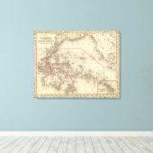 Oceanica, Sandwich-eilanden Canvas Afdruk (Insitu (Houten vloer))