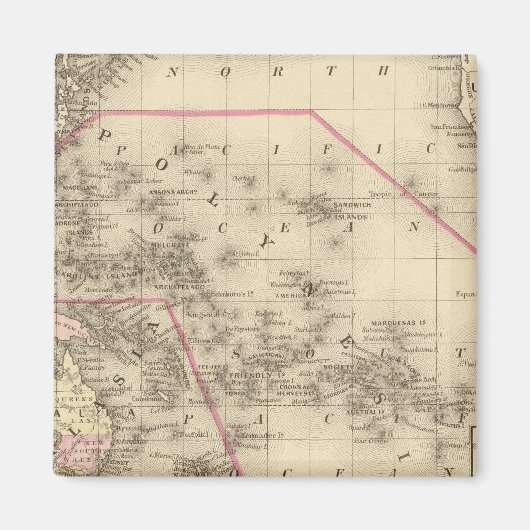 Oceanica, Sandwich-eilanden Magneet (Voorkant)