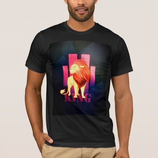 OceanicWaves koning leeuw(uniek) T-shirt (Voorkant)