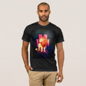 OceanicWaves koning leeuw(uniek) T-shirt (Voorkant volledig)