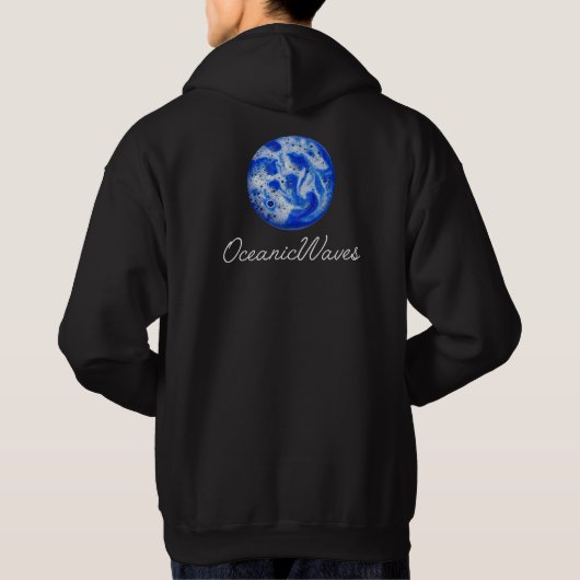 OceanicWaves (unique) Hoodie (Achterkant)