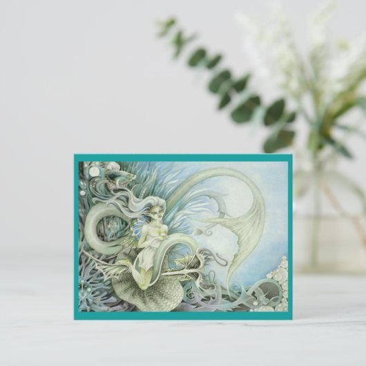 Oceanid Faeries Briefkaart (Staand voorkant)