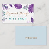 Oceanië, 3,54 x 2,165 inch, standaardsteen visitekaartje (Voorkant / Achterkant)